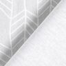 Tissu de décoration Semi-panama Motif de flèches – gris clair,  thumbnail number 6