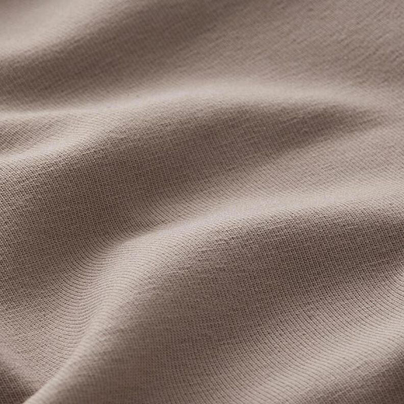 Jersey coton Medium uni – taupe foncé,  image number 4