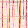 Popeline coton Carreaux ondulés | Poppy Fabrics – crème/rose,  thumbnail number 1