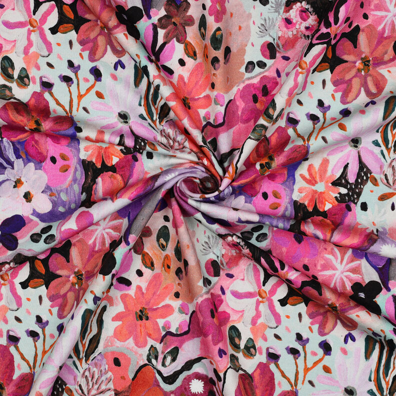 Sweatshirt Settle Petal Impression numérique | Nerida Hansen – rose intense/lavande,  image number 3