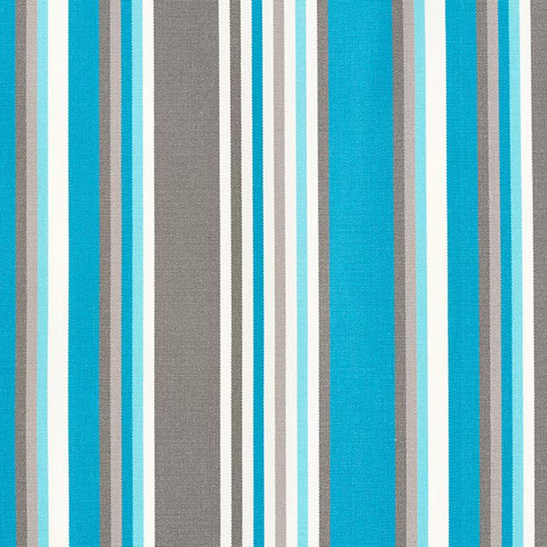 Toile pour store banne Rayures mixtes – gris/turquoise,  image number 1