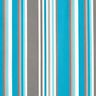 Toile pour store banne Rayures mixtes – gris/turquoise,  thumbnail number 1