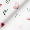 Popeline coton fleurs et papillons – blanc,  thumbnail number 4