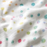 Tissu double gaze de coton Points gribouillés multicolores Impression numérique – écru,  thumbnail number 2