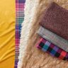 Tissu pour manteau rugueux – jaune curry,  thumbnail number 4