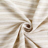 Tissu de coton Structure quadrillée à rayures horizontales – beige/blanc,  thumbnail number 4