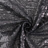Tissu à micro paillettes uni – noir,  thumbnail number 4
