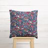 Tissu en coton Cretonne Fleurs mélangées – bleu nuit,  thumbnail number 6