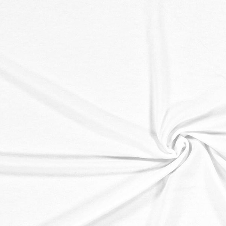 Jersey viscose léger – blanc, image number 1