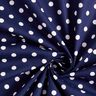 Popeline coton Grands pois – bleu marine/blanc,  thumbnail number 5