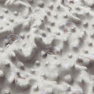 Polaire douillet Points et arcs-en-ciel en relief – taupe clair, 