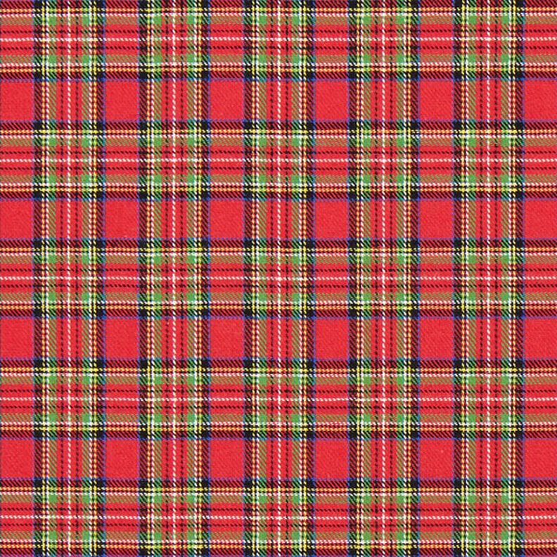 Flanelle coton Carreau écossais Glenside – chili,  image number 1