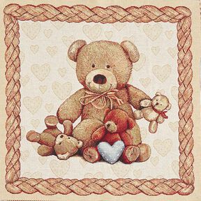 Tissu de décoration pièce Gobelin Ours en peluche – beige, 
