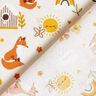 Popeline coton Renard dans le jardin – nature,  thumbnail number 4