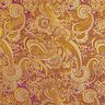 Jacquard d’habillement métallisé Paisley – lilas/or,  thumbnail number 1