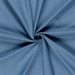 Denim de coton mélangé Seersucker – bleu jean, 