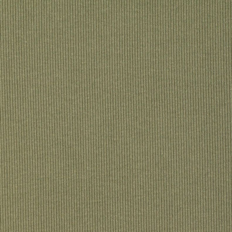 Jersey côtelé côtes 2-1-1-1 fines – kaki clair,  image number 4