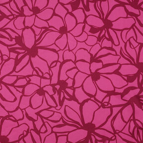 Satin de coton Magnolia | Nerida Hansen – rose intense/rouge foncé, 