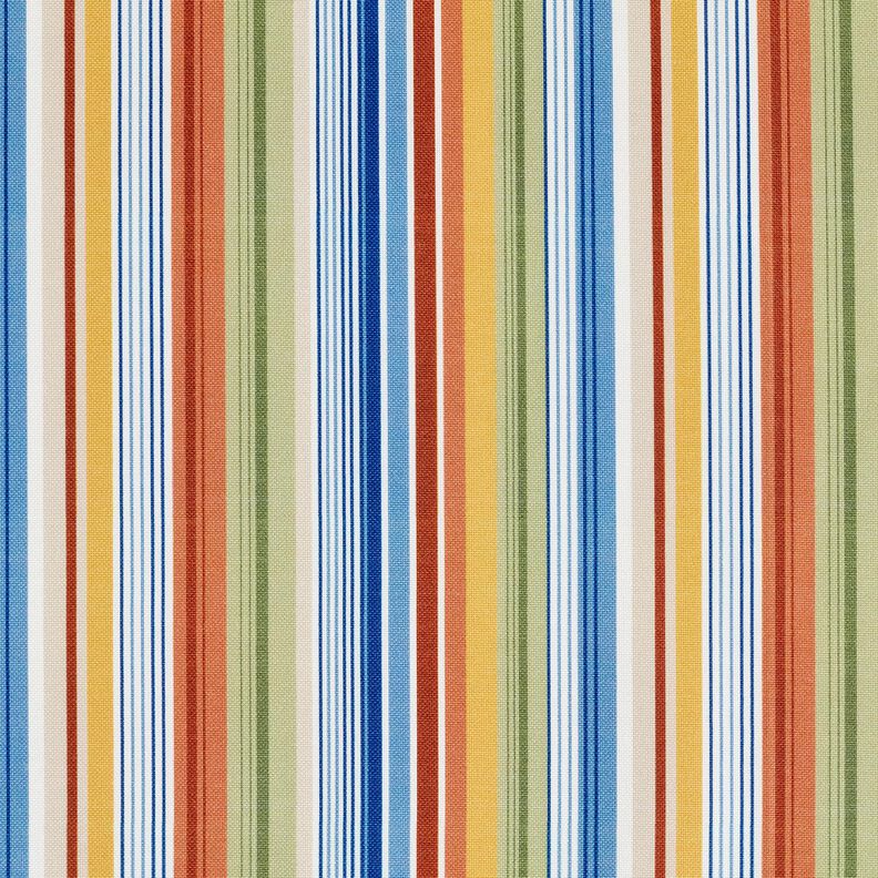Tissu pour nappe Rayures fines – blanc/bleu, image number 1