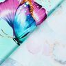 Jersey coton Papillons Ginkgo | Glitzerpüppi  – bleu glacier,  thumbnail number 4