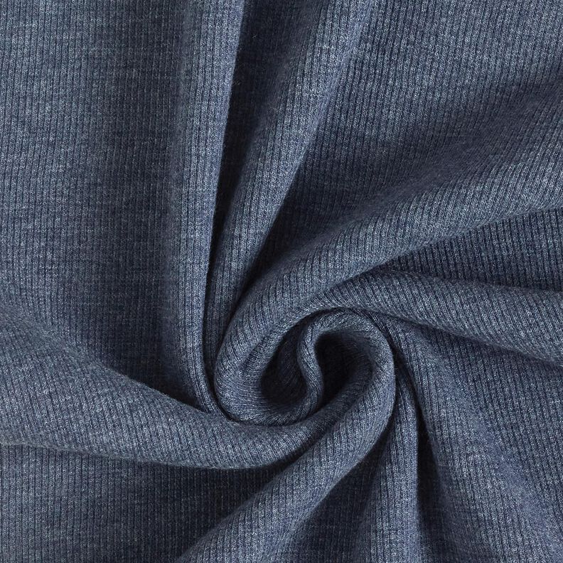 2x2 Bordures Chiné – bleu jean,  image number 1