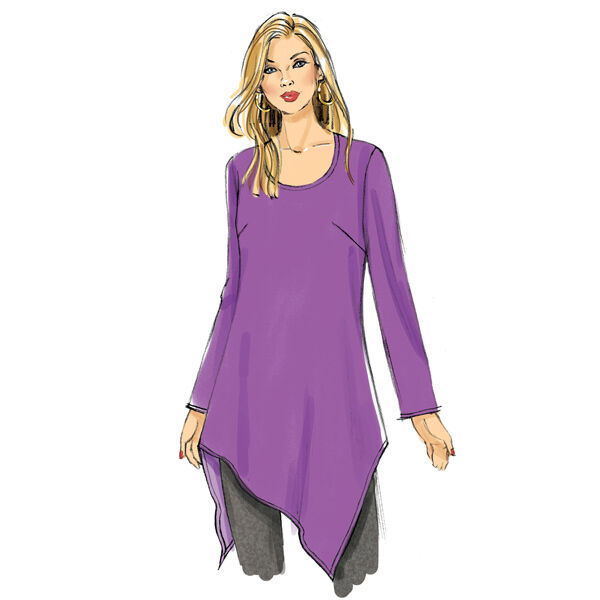 Haut|Tunique - Grande taille, Butterick 6263|52 -, image number 4