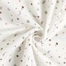 Tissu double gaze de coton Petites fleurs – ivoire,  thumbnail number 3
