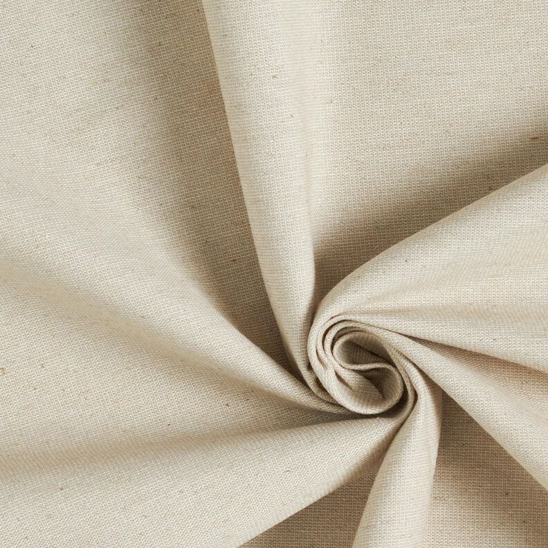 Tissu de décoration Canvas Mélange lin – beige/nature,  image number 1