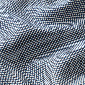 Tissu de décoration Jacquard Structure unie – bleu, 