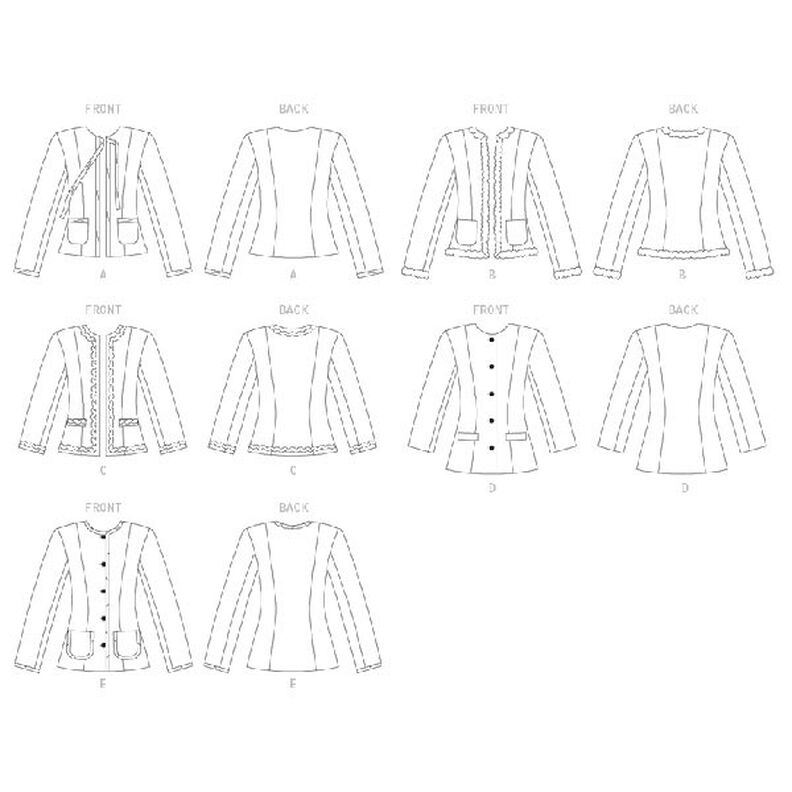 Veste, Vogue 7975 | 32 - 48,  image number 6