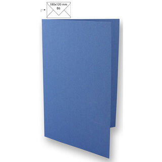Carte B6 – bleu roi, 
