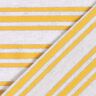 Jersey viscose Rayures pailletées irrégulières – écru/jaune soleil,  thumbnail number 4