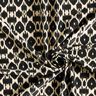 Tissu pour maillot de bain Imprimé léopard abstrait – noir/noix de cajou,  thumbnail number 3