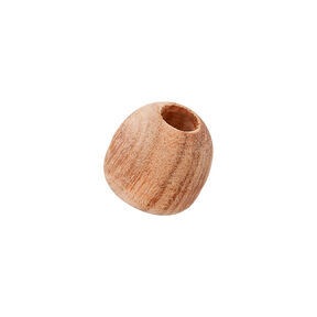 Extrémité de cordon Bois d'olivier [Passage : 4 mm] – nature, 