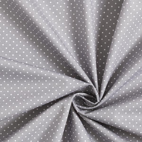 Popeline coton Petits pois – gris/blanc,  image number 5
