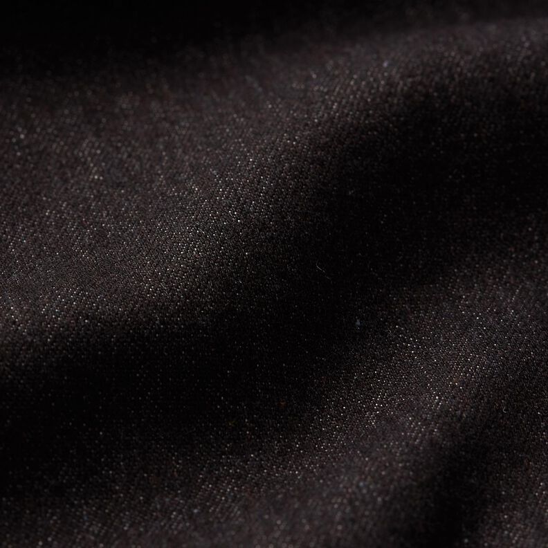 Denim léger extensible recyclé – noir,  image number 3