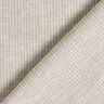 Mélange lin coton rayures étroites – taupe clair/blanc,  thumbnail number 4