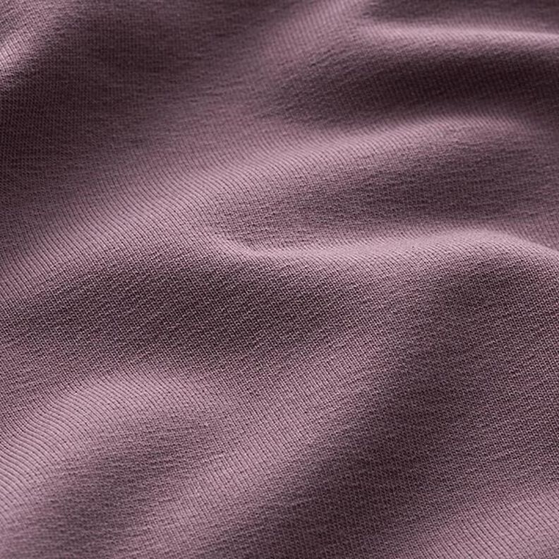 French Terry léger uni – aubergine,  image number 4