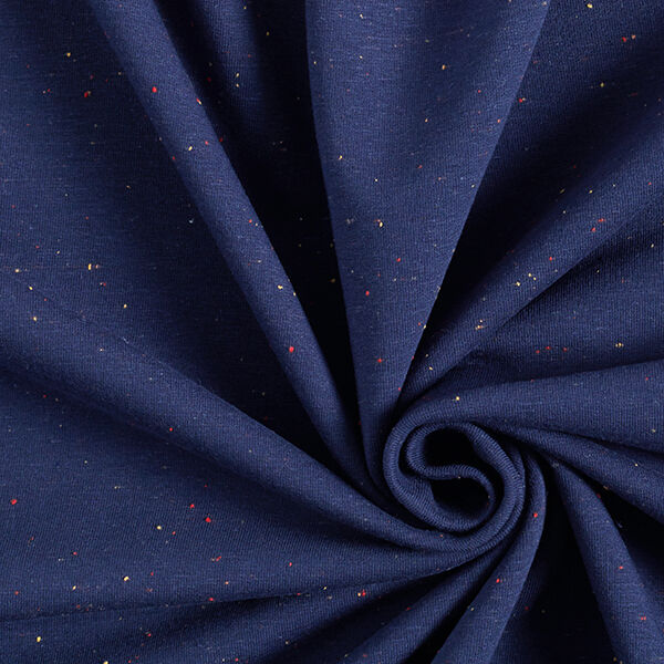 Sweat douillet taches colorées – bleu marine, image number 3