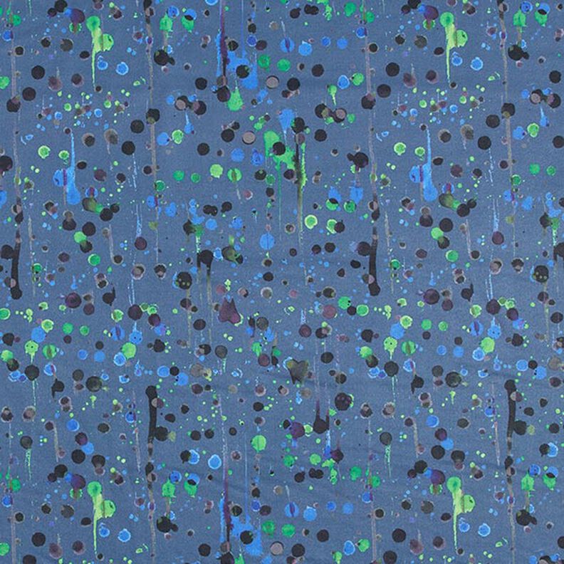 Softshell Biscuits en cours d’exécution Impression numérique – bleu jean/vert herbe,  image number 1