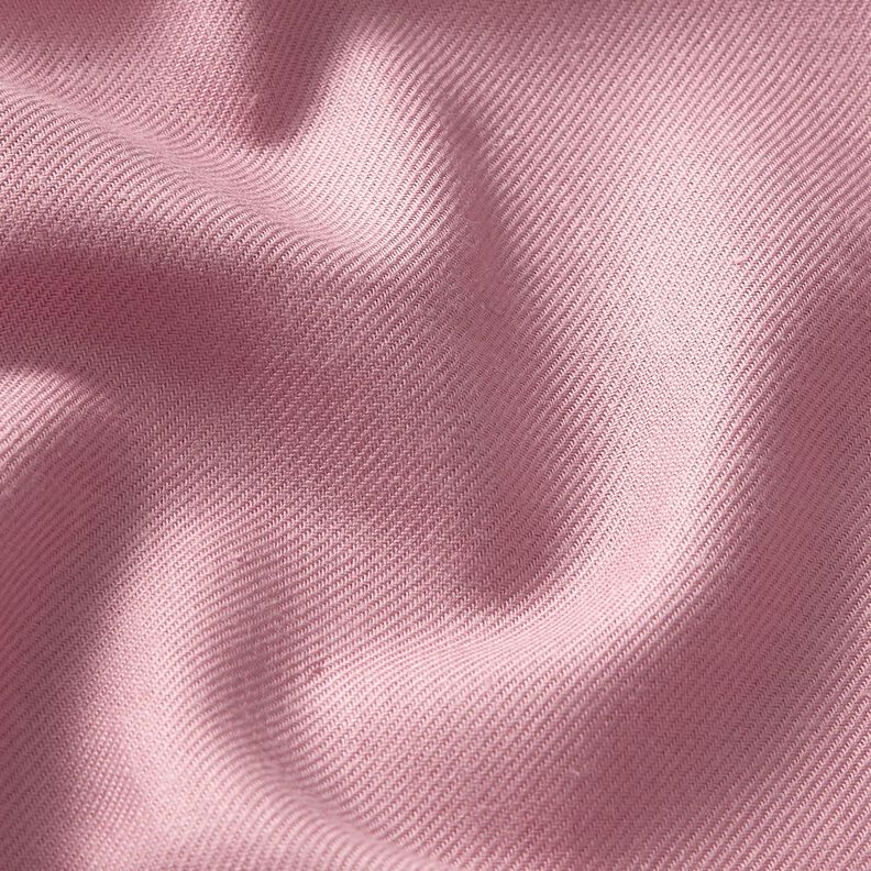 Tissu pour chemisier coton et viscose mélangés uni – vieux rose,  image number 2