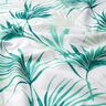 Tissu de décoration Panama Palmwedel – blanc/vert émeraude,  thumbnail number 2