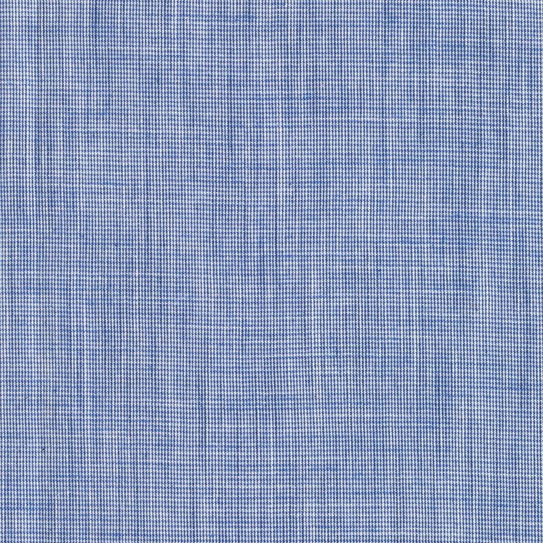 Tissu de coton Mini pied-de-poule – blanc/bleu jean,  image number 1