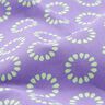 Coton enduit Cercles colorés – lavande/vert tendre,  thumbnail number 2