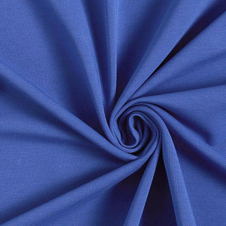 French Terry léger uni – indigo,  image number 1