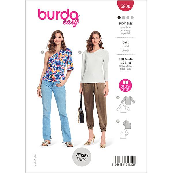 T-shirt  | Burda 5900 | 34-44,  image number 1