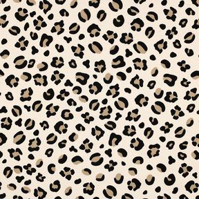 Sweatshirt gratté Imprimé lion | Poppy Fabrics – crème/anémone, 