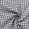 Tissu en coton Vichy à carreaux 0,5 cm – gris perle/blanc,  thumbnail number 2