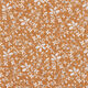 Tissu double gaze de coton Vrilles de fleurs – brun faon,  thumbnail number 1