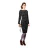 Velours stretch froissé – noir,  thumbnail number 6